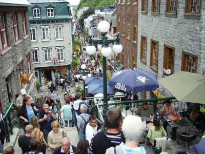 Quebec - down stairs